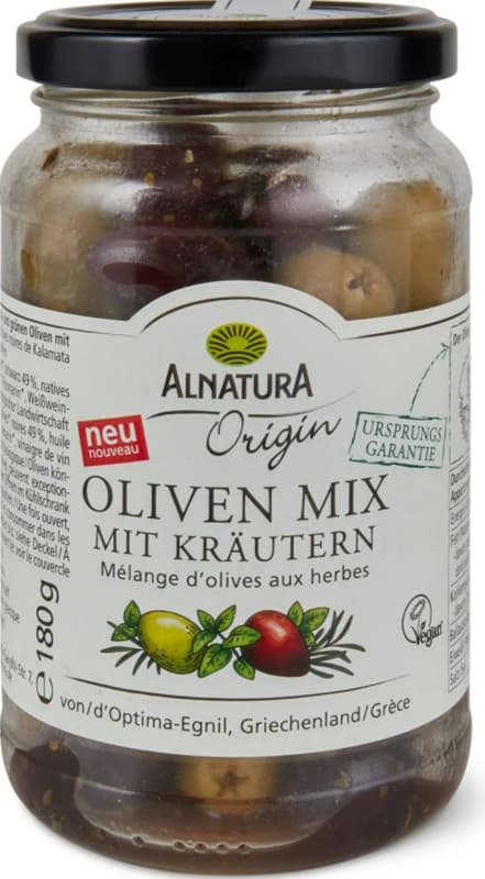 Alnatura ECO Masline amestecate cu ierburi