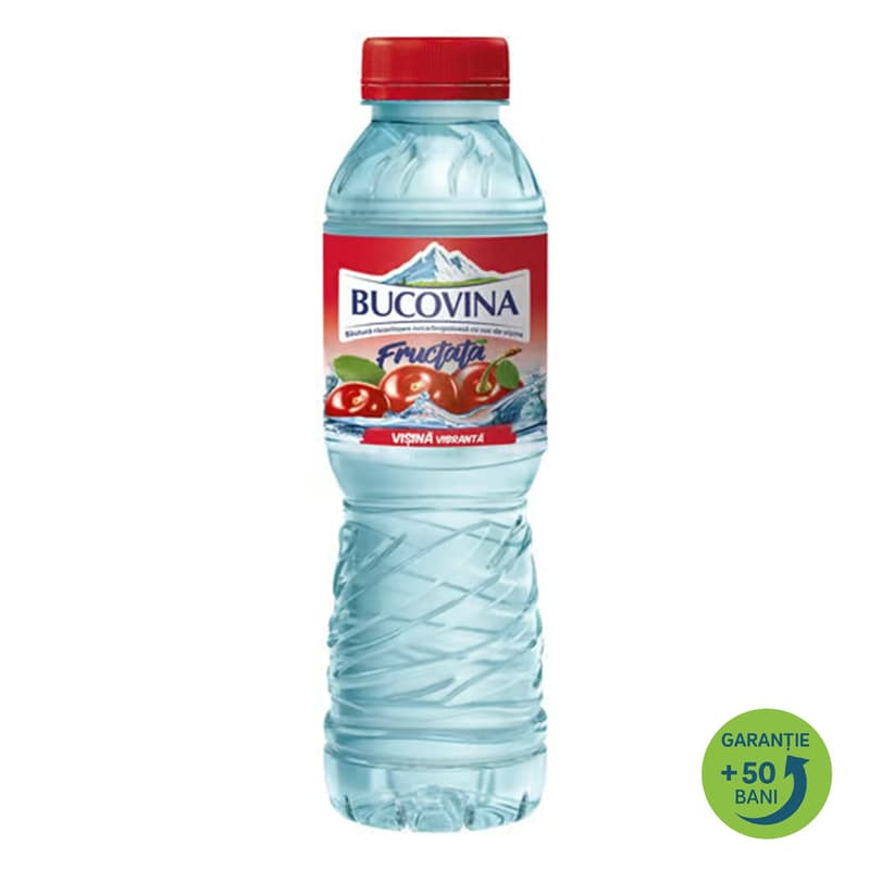Bucovina Still Fruit Water with Sour Cherry Juice