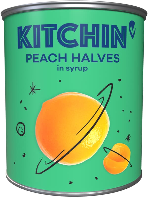 Kitchin Piersici in sirop usor indulcit