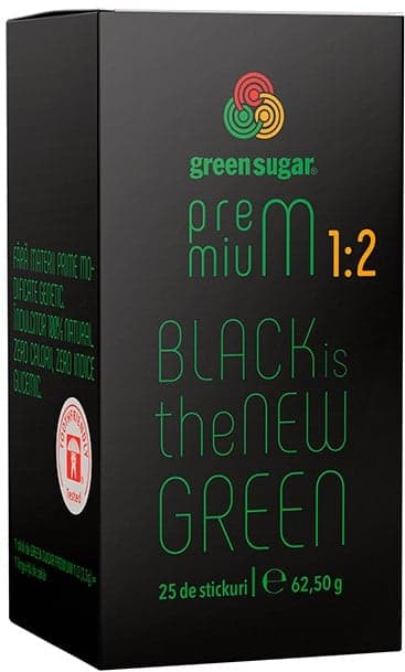 Green Sugar Premium Indulcitor natural 1:2 x 25 stick