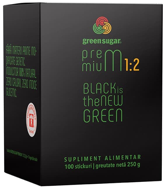Green Sugar Premium Indulcitor natural 1:2 x 100 stick