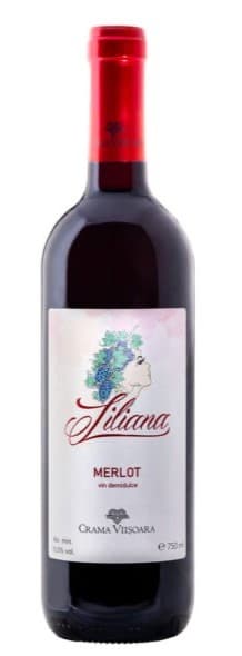 Crama Viisoara Liliana Vin rosu demidulce Merlot