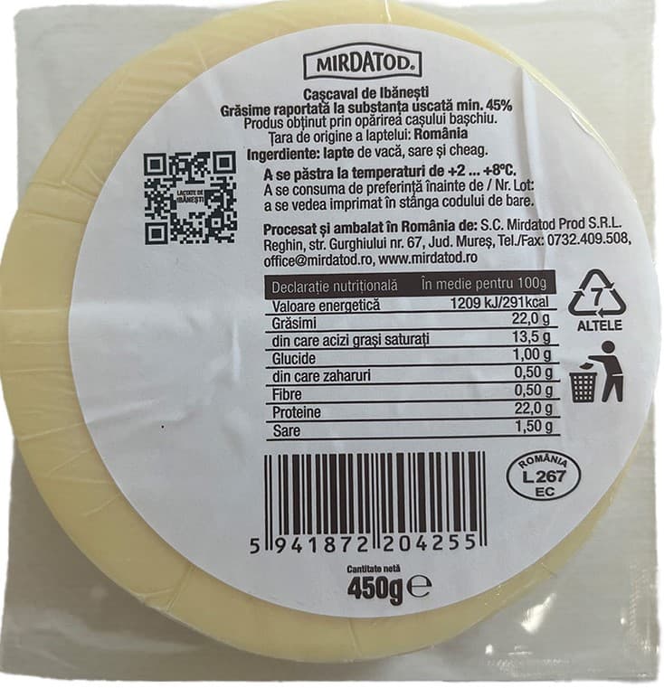 Mirdatod Ibanesti Cheese
