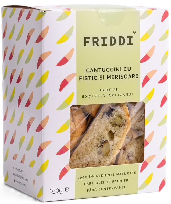 Friddi Cantuccini with pistachios and cranberries