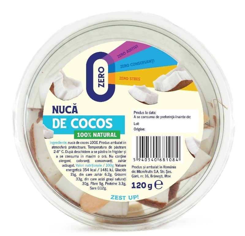 ZERO, ZEST UP! Nuca de cocos