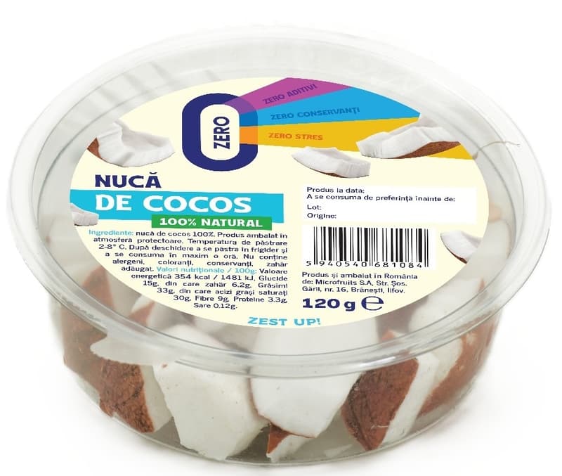 ZERO, ZEST UP! Nuca de cocos