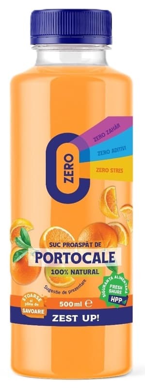 ZERO, ZEST UP! Suc fresh de portocale