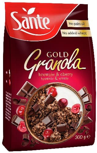 Sante Granola Gold ciocolata si cirese liofilizate