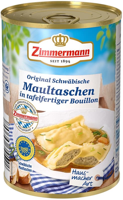 Zimmermann Specialitate Svabeasca Maultaschen in sos de rosii