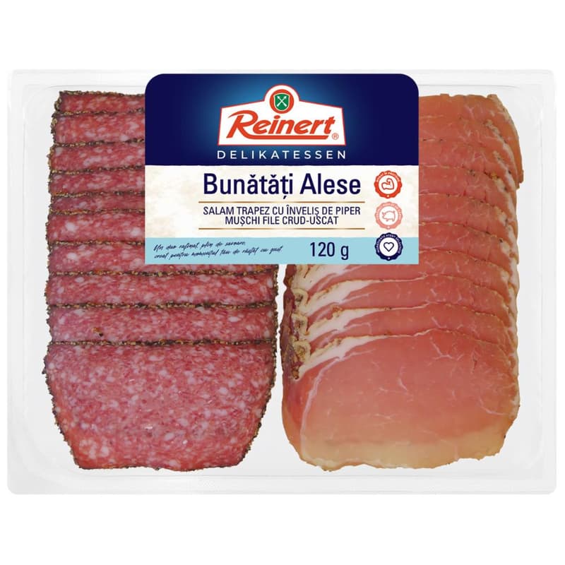 Reinert Assorted Delicacies (salami trapez & dried raw pork loin)