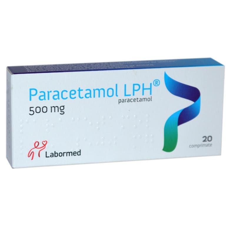 Labormed Rj LABORMED PARACETAMOL 500MG 20 COMPRIMATE