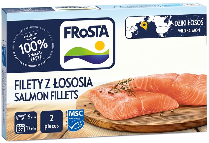 Frosta MSC File somon natur salbatic congelat
