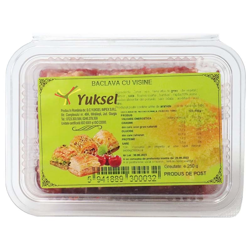 Yuksel Baclava cu visine