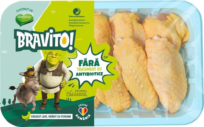 BRAVITO Aripioare de pui sectionate