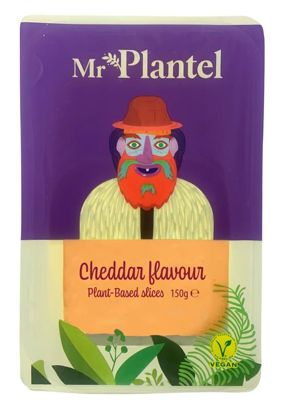 Mr Plantel Plant-based Alternative to Cheddar Slices