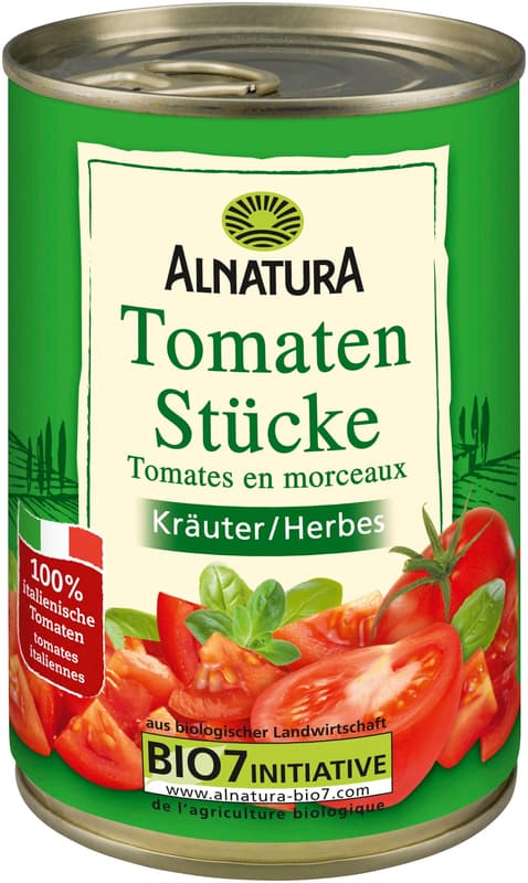 Alnatura ECO Chopped Tomatoes with Herbs