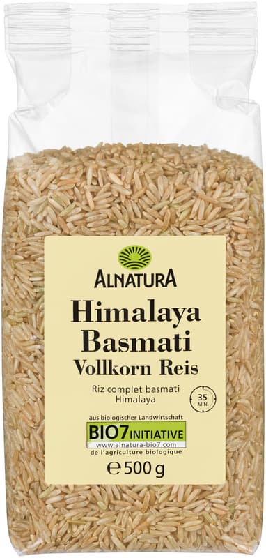 Alnatura ECO Orez basmati brun din Himalaya
