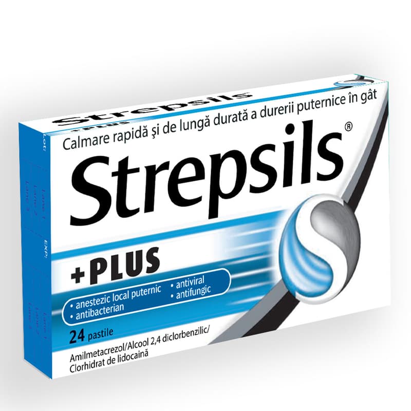 STREPSILS PLUS 24 LOZENGES