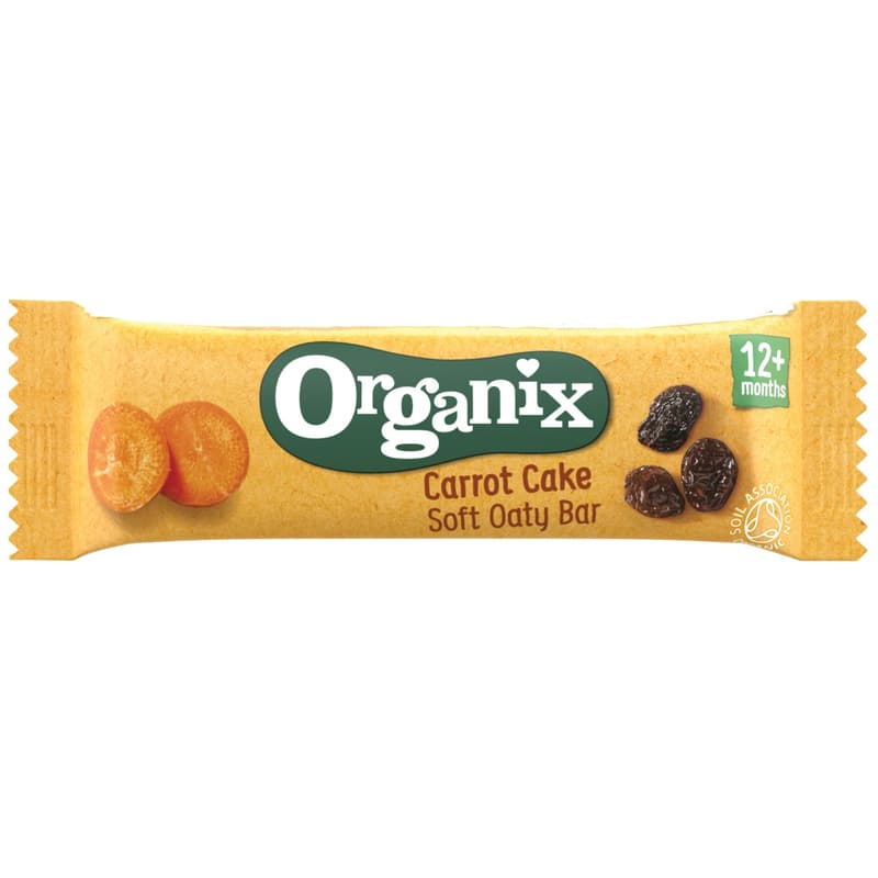 Organix ECO Wholegrain Oat Bar with Carrot & Apple, 12 months+