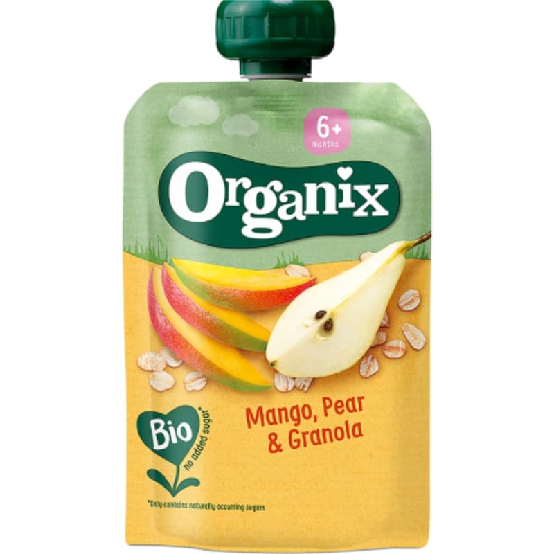 Organix ECO Mango, Pear and Oat Snack, 6 months+