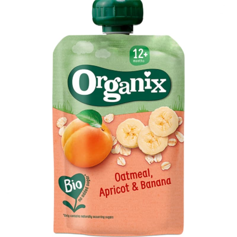 Organix ECO Apricot & Banana Porridge, 12 months+
