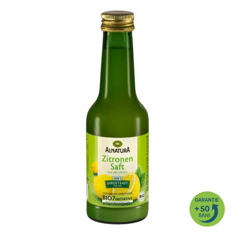 Alnatura ECO Suc de lamaie sticla