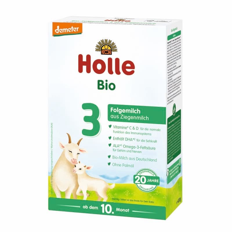 Holle Baby ECO Goat Milk Powder Formula 3, from 10 months