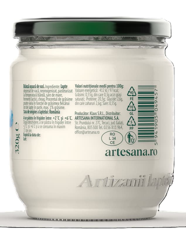 Artesana Branza de vaci