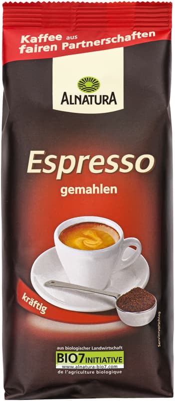Alnatura ECO Cafea espresso macinata