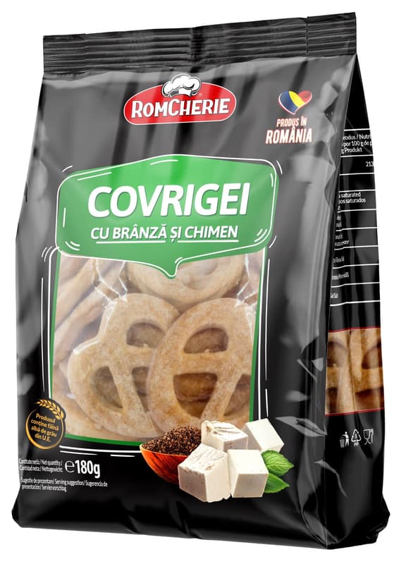 Romcherie Cheese and Caraway Crackers