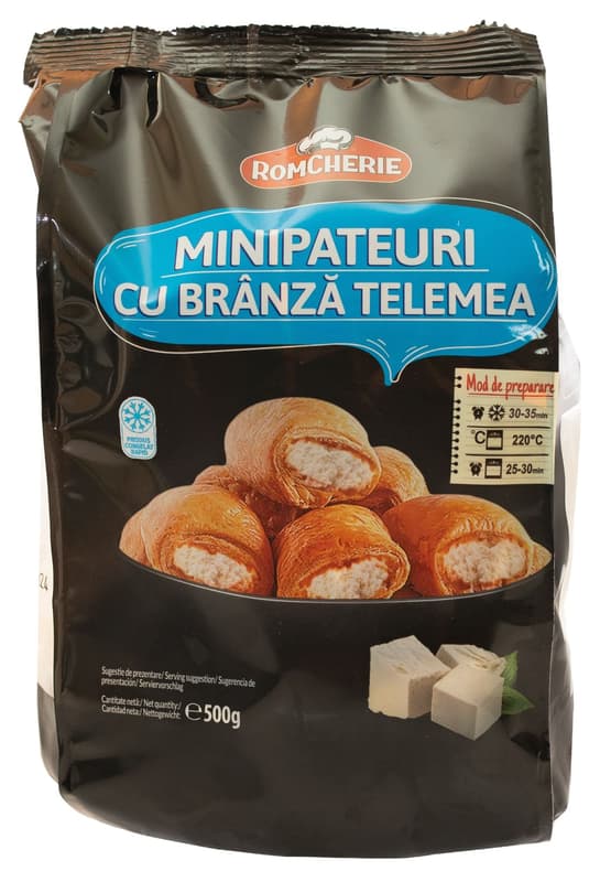 Romcherie Mini Pastries with shepherd's cheese Cheese