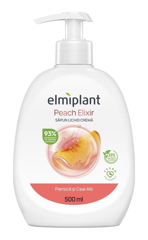 Elmiplant Peach & White Tea Liquid Cream Soap
