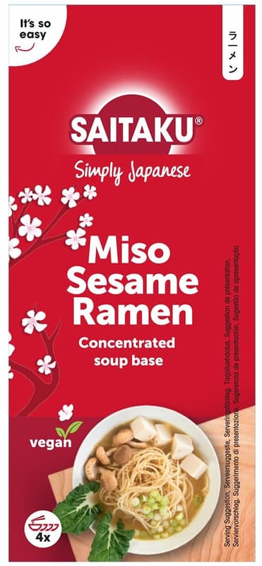 Saitaku Supa concentrata pentru Ramen Miso-Susan 4x50g