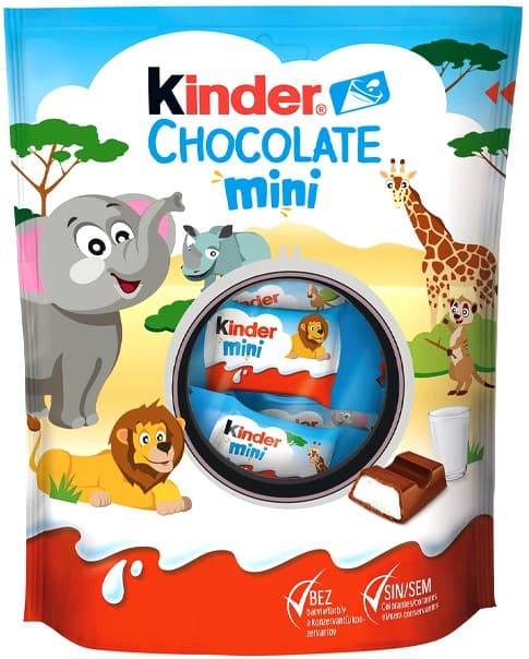 Kinder Mini Milk Chocolate Bars