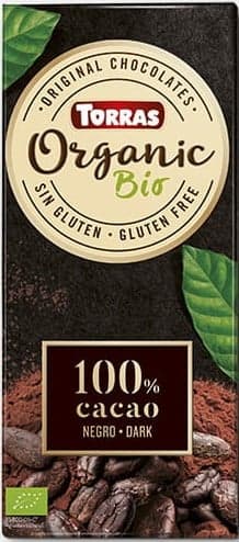 Torras ECO Dark chocolate with 100% cocoa, gluten-free