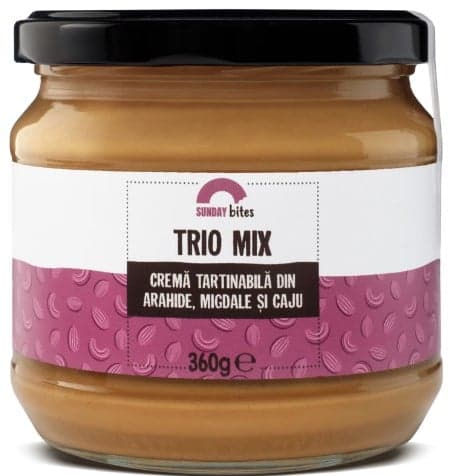 Sunday Bites Trio Mix Peanut, Almond and Cashew Butter