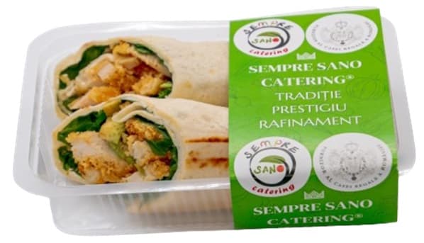 Sempre Sano Wrap de pui crispy