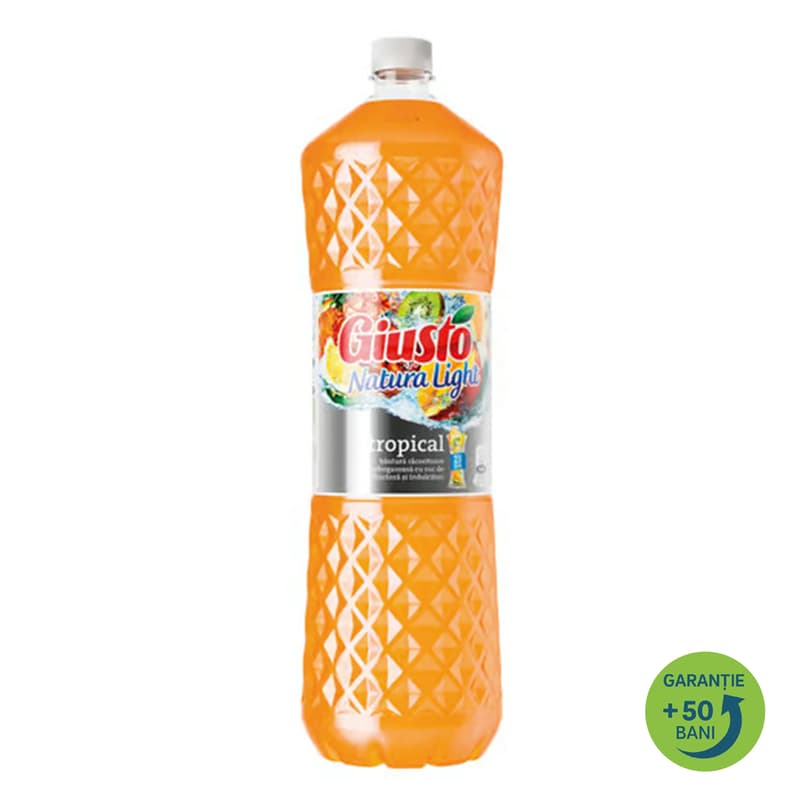 Giusto Natura Light Still Soft Drink with Tropical Juice