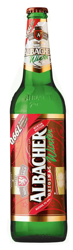 Albacher Winter Beer bottle