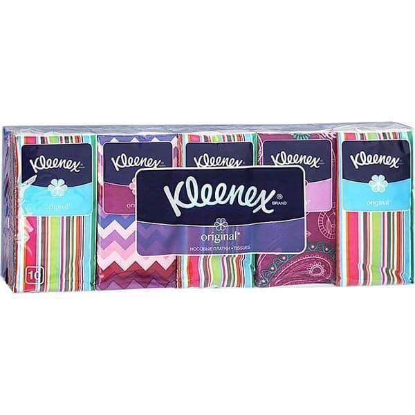 Kleenex HNK Original Hygienic Tissues, 10 tissues x 10