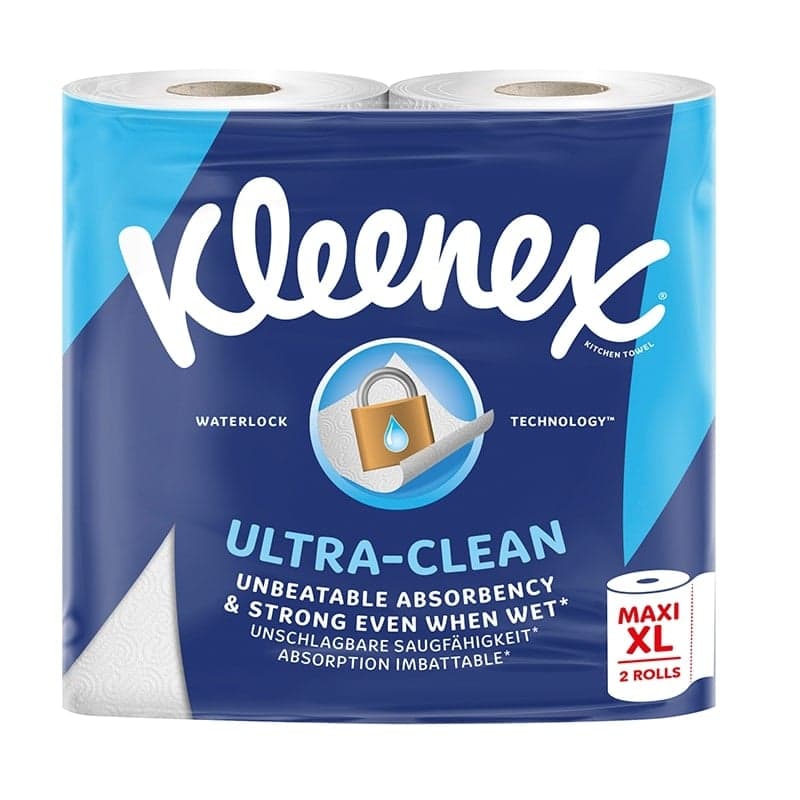 Kleenex Ultra Clean Roll Kitchen Paper Towel, 72 sheets