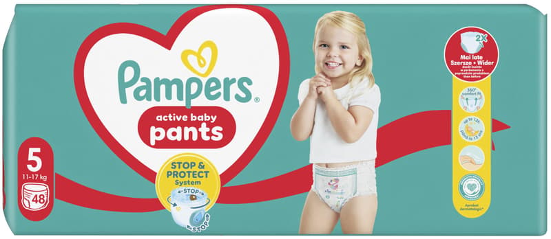 Pampers Size 5 Diaper Pants, 12 kg-17 kg