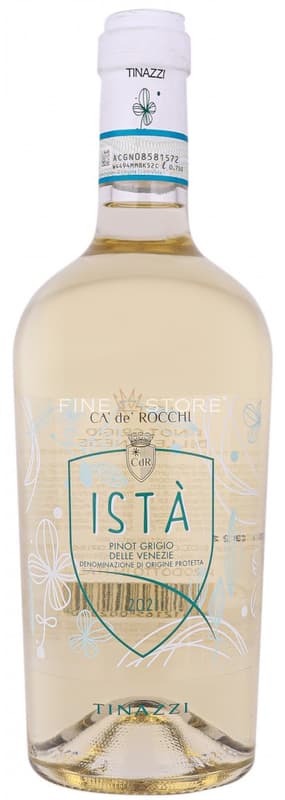 Tinazzi Ista Ca De Rocchi Pinot Grigio Delle Venezie DOP Dry White Wine