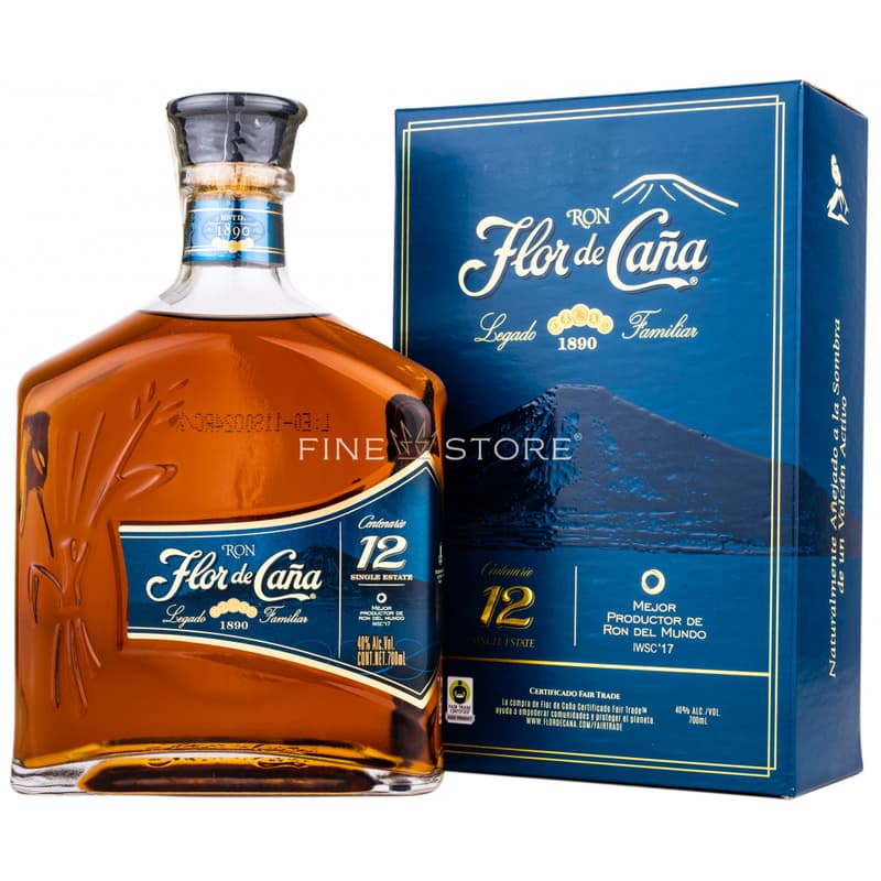Flor De Cana 12 Ani Rom Cutie Cadou