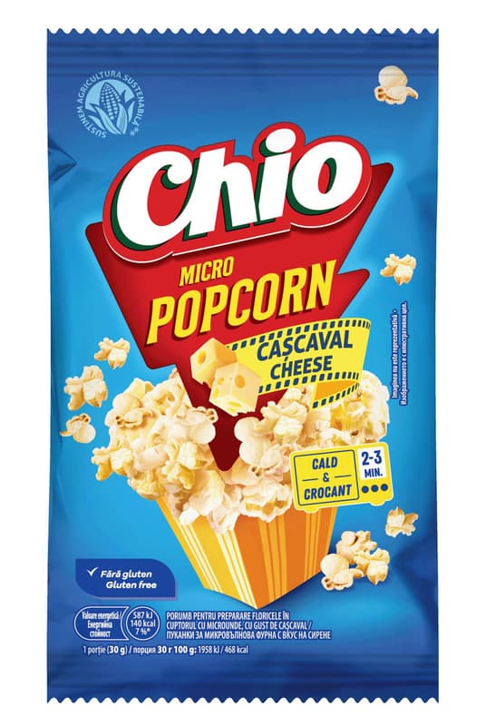 Chio Popcorn Cascaval microunde