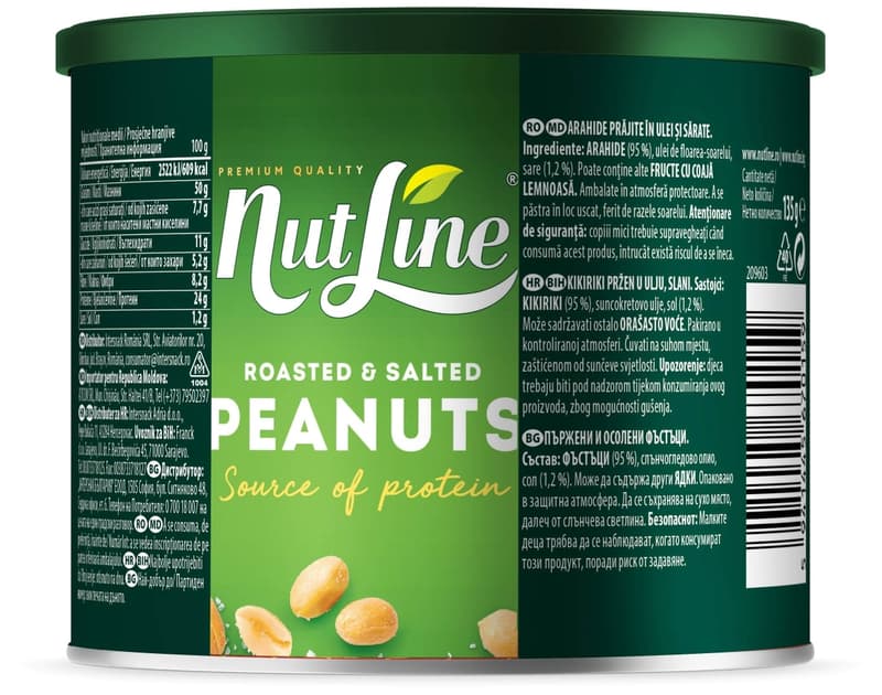 Nutline Arahide prajite cu sare
