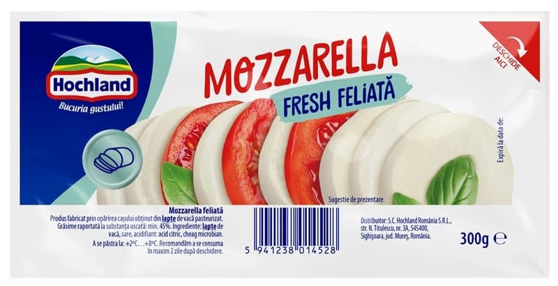Hochland Mozzarella Fresh Sliced
