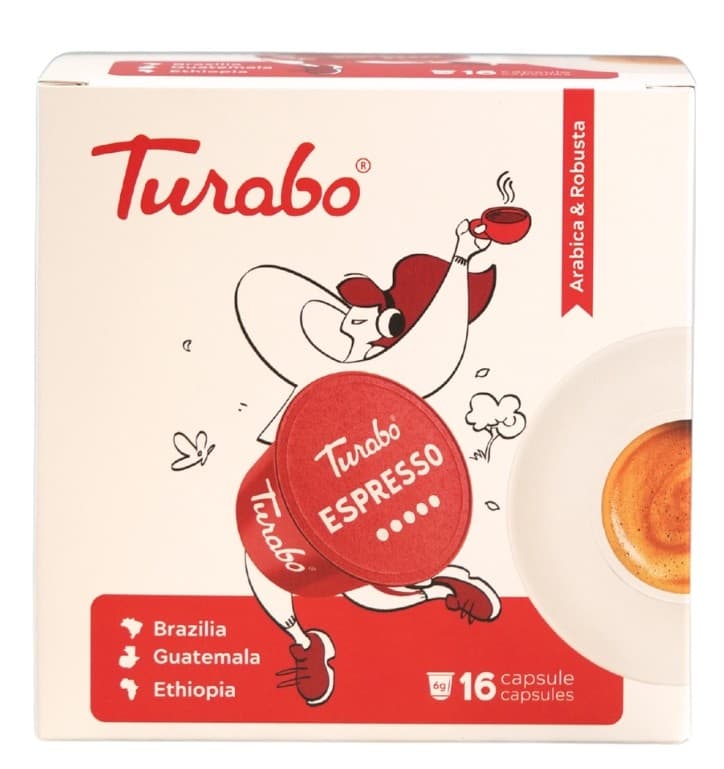 Turabo Espresso Cafea capsule compatibile Dolce Gusto