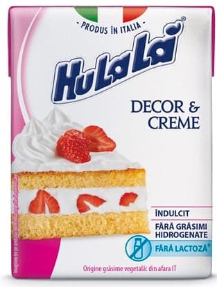 Hulala Sweetened whipped cream