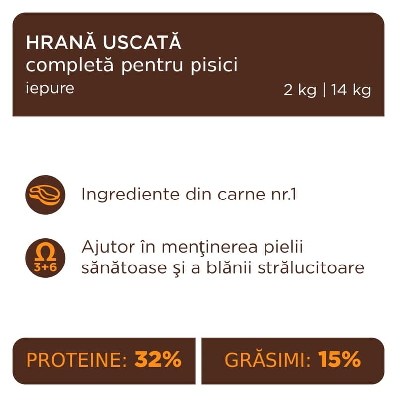 Club 4 Paws Premium Hrana uscata completa pentru pisici adulte, cu iepure